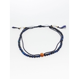 ダークブルー | 【岩座】紺紐瑠璃虎目４ｍｍアンクレット | アミナコレクション 