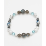 【岩座】鼓舞(こぶ)ホワイトハウライト ブレスレット | アミナコレクション | 詳細画像3