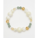 ホワイト系その他 | 【岩座】芍薬(しゃくやく)マザーオブパール ブレスレット | アミナコレクション