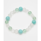 アクア | 【岩座】翠雨(すいう)アマゾナイト ブレスレット | アミナコレクション