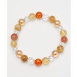オレンジ系その他 | 【岩座】燦々(さんさん)ゴールデンオーラ ブレスレット1 | アミナコレクション 