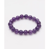 パープル | 【岩座】アメジストブレスレット １０ｍｍ | アミナコレクション 