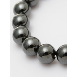 【岩座】10mm磁気ヘマタイトブレスレット | アミナコレクション | 詳細画像1