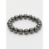 ブラック | 【岩座】10mm磁気ヘマタイトブレスレット | アミナコレクション