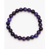 【岩座】パープルタイガーアイ 8mmブレスレット | アミナコレクション | 詳細画像1