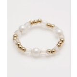 その他 | 【岩座】角真珠リング クリスタル | アミナコレクション