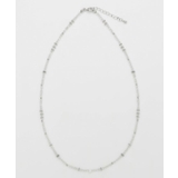 ホワイト系その他 | 【岩座】角石真珠ネックレス[レインボームーンストーン] | アミナコレクション 