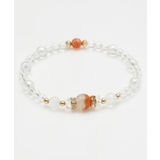 オレンジ系その他 | 【岩座】三貴子対ブレスレット 天照大御神/月読命 | アミナコレクション