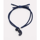 ダークブルー | 【岩座】勾玉結びブレスレット | アミナコレクション