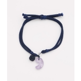 パープル | 【岩座】勾玉結びブレスレット | アミナコレクション
