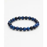ダークブルー | 【岩座】ラピスタイガーアイ8mm玉ブレスレット | アミナコレクション 