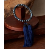 【岩座】【念珠】女性用藍染浅葱つづき珠[収納袋付き] | アミナコレクション  | 詳細画像1 