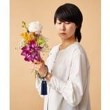 【岩座】【念珠】女性用藍染浅葱つづき珠[収納袋付き] | アミナコレクション  | 詳細画像2 