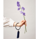 【岩座】【念珠】女性用藍染浅葱つづき珠[収納袋付き] | アミナコレクション  | 詳細画像3 