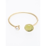 ライトグリーン | 【岩座】輝煌真珠リング | アミナコレクション 