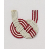 エンジ | 【岩座】組紐あわじ結び箸置き | アミナコレクション 