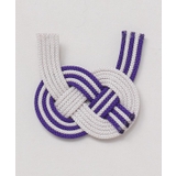 パープル | 【岩座】組紐あわじ結び箸置き | アミナコレクション 