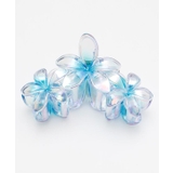 ブルー | 【カヒコ】オーロラプルメリアヘアクリップ | アミナコレクション 