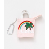 ピンク | 【カヒコ】ハワイアンミニトートキーホルダー | アミナコレクション