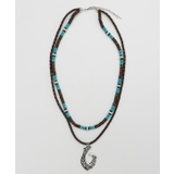 ブラウン | 【カヒコ】フィッシュフックレオメンズネックレス | アミナコレクション 