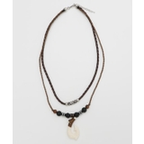 ブラウン | 【カヒコ】フィッシュフックナルメンズネックレス | アミナコレクション 