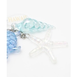 ブルー | 【カヒコ】ホヌシェルキーホルダー | アミナコレクション 