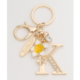 K | 【カヒコ】プルメリアイニシャルキーホルダー | アミナコレクション