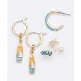 ゴールド | 【カヒコ】ナルボードＳＥＴピアス | アミナコレクション 