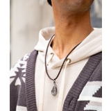 ブラウン | 【カヒコ】メンズクロスフィッシュフックネックレス | アミナコレクション 