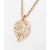 ゴールド | 【カヒコ】ノアモンステラネックレス | アミナコレクション 