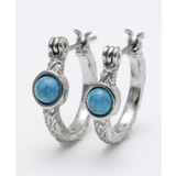 シルバー | 【カヒコ】ターコフープピアス | アミナコレクション