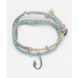 ターコイズブルー | 【カヒコ】フィッシュフックMEN'S巻きブレスレット | アミナコレクション