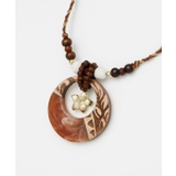 ブラウン | 【カヒコ】プルメニネックレス | アミナコレクション 