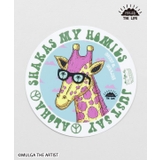 グリーン | 【カヒコ】【MULGA THE LIFE】ラウンドステッカー | アミナコレクション 