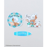 ブルー | 【カヒコ】ハウオリ３セットステッカー【ALOHA MAPUA】 | アミナコレクション 