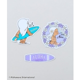 パープル | 【カヒコ】ハウオリ３セットステッカー【ALOHA MAPUA】 | アミナコレクション 