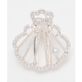 シルバー | 【カヒコ】ミニシェルヘアクリップ | アミナコレクション