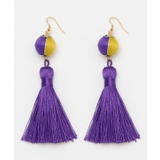 パープル | 【カヤ】彩り手鞠ピアス | アミナコレクション