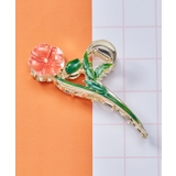 レッド | 【カヤ】花めくポピーヘアクリップ | アミナコレクション