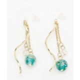 グリーン | 【カヤ】ほたる光ピアス | アミナコレクション