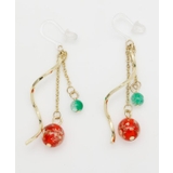 レッド | 【カヤ】ほたる光ピアス | アミナコレクション