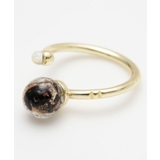 ブラック | 【カヤ】ほたる光リング | アミナコレクション 