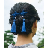 【カヤ】結び揺れバレッタ | アミナコレクション  | 詳細画像1 