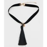 ブラック | 【カヤ】鈴房飾りチョーカー | アミナコレクション