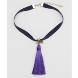 パープル | 【カヤ】鈴房飾りチョーカー | アミナコレクション
