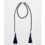 ネイビー | 【カヤ】房飾りチョーカー | アミナコレクション 