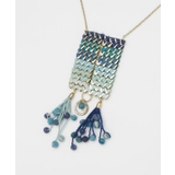 ブルー | 【チャイハネ】ティラグラデネックレス | アミナコレクション