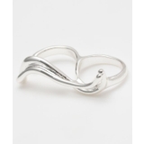 シルバー | 【チャイハネ】ナミナミダブルフィンガーリング | アミナコレクション 