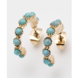 ターコイズブルー | 【チャイハネ】ツブストピアス | アミナコレクション 