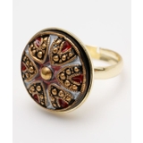 ホワイト | 【欧州航路】【Fromチェコ】チェコボタンモアリング | アミナコレクション 